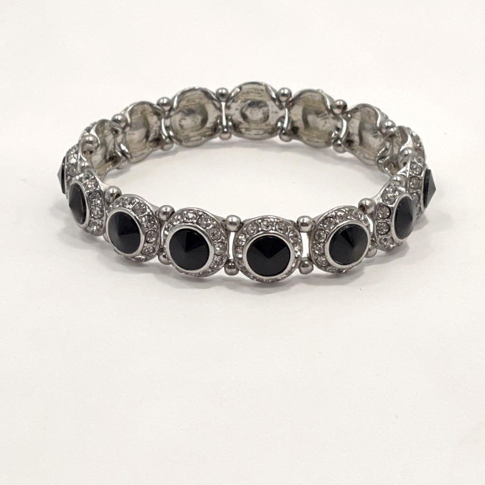 Beautiful Bracelet, Black and Silver, Flexible